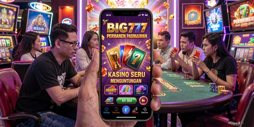 Tampilan gameplay seru dari BIG777 dengan berbagai pilihan permainan Kasino.