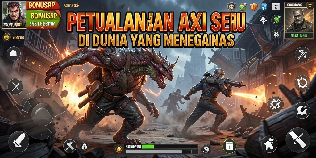 Tampilan gameplay BONUSRP yang menegangkan dan penuh aksi.