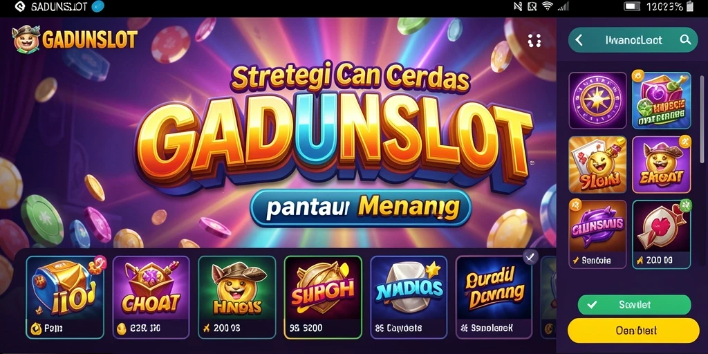 Tampilan gameplay menarik dari GADUNSLOT yang penuh strategi.