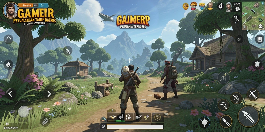 Menampilkan gameplay seru dengan kebebasan eksplorasi di GAMERP.