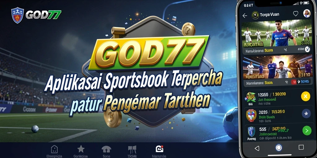 Tampilan menarik dari gameplay taruhan Sportsbook di GOD77.
