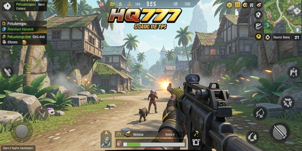 Tampilan menegangkan dari gameplay HQ777 yang mendebarkan.
