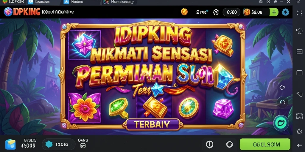 Screenshot utama IDPKING menunjukkan gameplay Slot yang seru dan menarik.