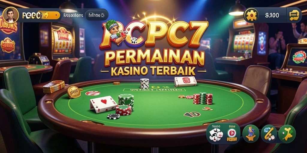 Tampilan screenshot utama dari gameplay Kasino di PCPC7.