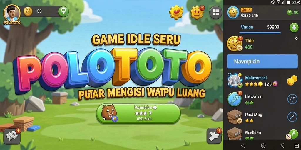 Tangkapan layar gameplay <strong>POLOTOTO</strong> yang menunjukkan aksi Idle yang menarik.