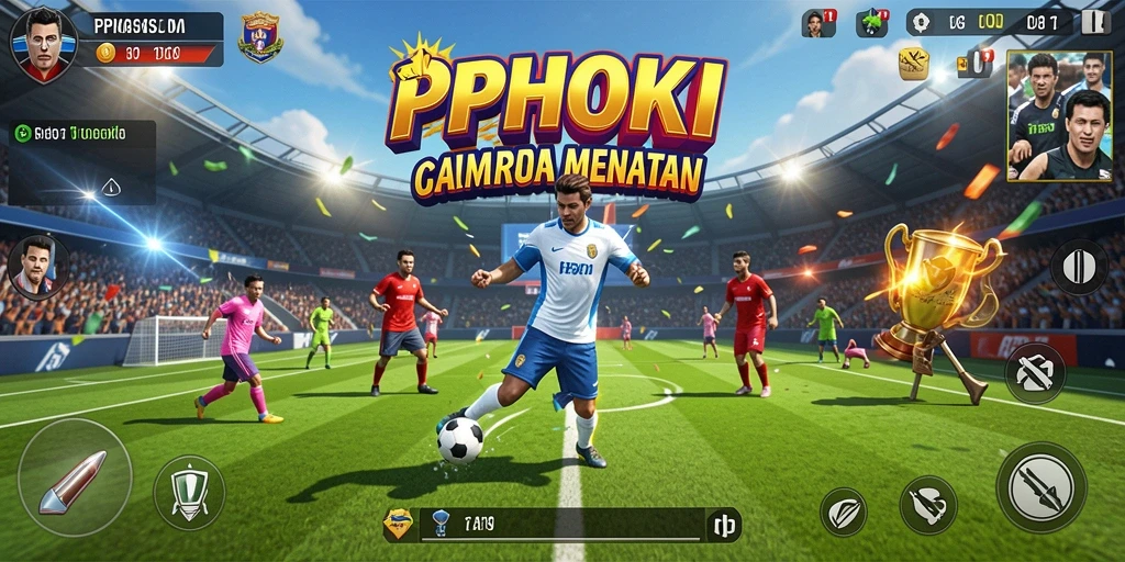 Tampilan gameplay menarik dari PPHOKI dalam aksi olahraga.