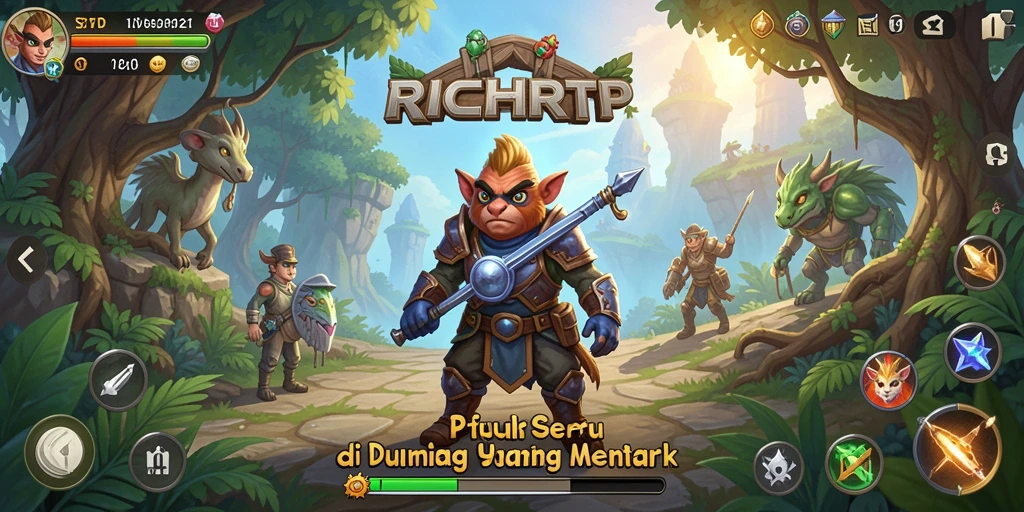 Gameplay penuh aksi dalam dunia petualangan RICHRTP
