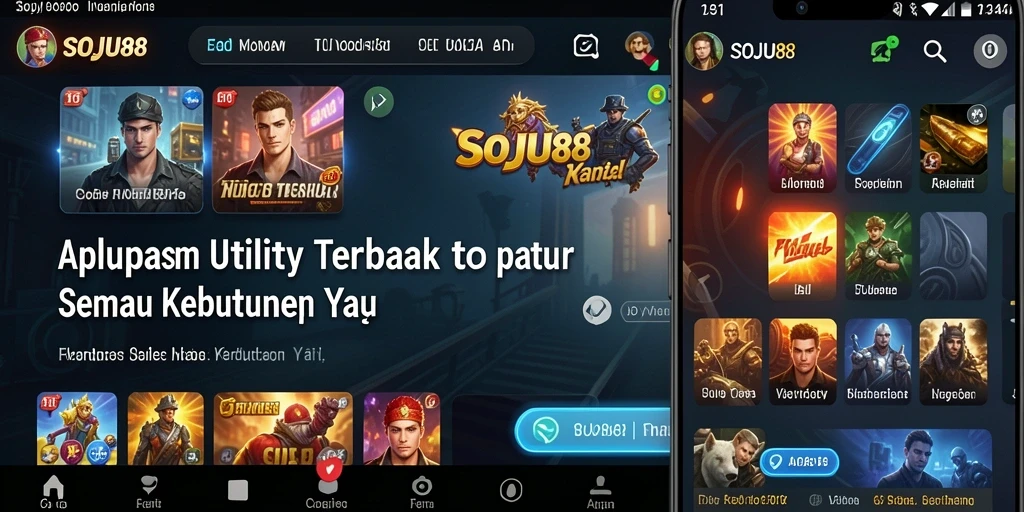 Tampilan antarmuka pengguna SOJU88 yang mudah dipahami.