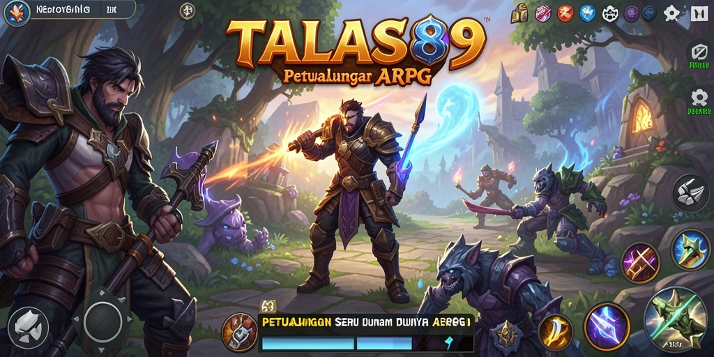 Screenshot gameplay TALAS89 menampilkan pertarungan seru dan grafik yang memukau.