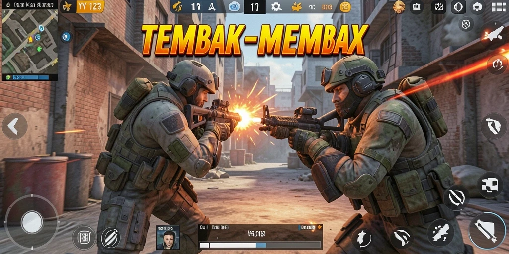 Tampilan gameplay YY123 yang mendebarkan dan penuh aksi.